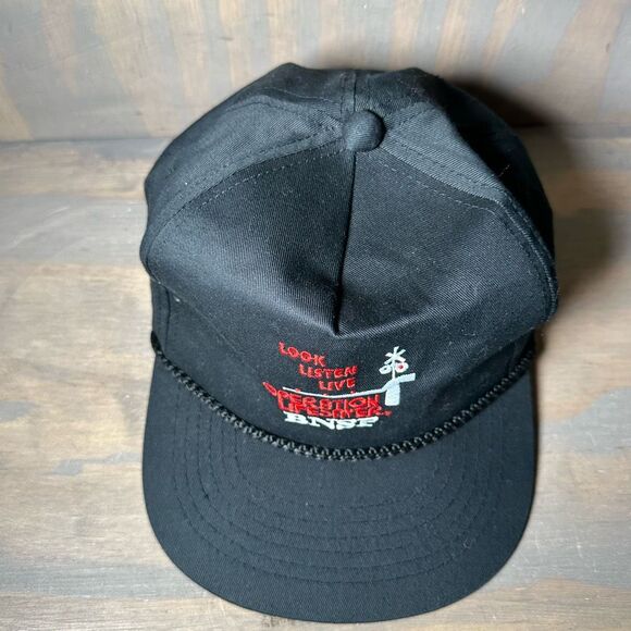 BNSF Look Listen Live Operation Lifesaver Mens YoungAnl Cap Hat Black One Size - Picture 4 of 9